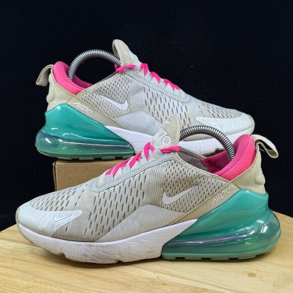 Nike Sneaker Pink And Green Air Max 270 Nike Air Max 270 SOUTH BEACH Women's SZ